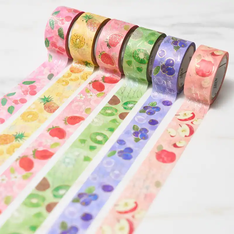 "Fruit Time" Series Foil Masking Tape / SAIEN In Demand