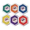 No Minimum Order Colorations® Classic Colors Jumbo Washable Stamp Pads - Set Of 6