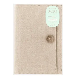 Yuru Log Zipper Pouch Notebook Cover / MIDORI Grab Now
