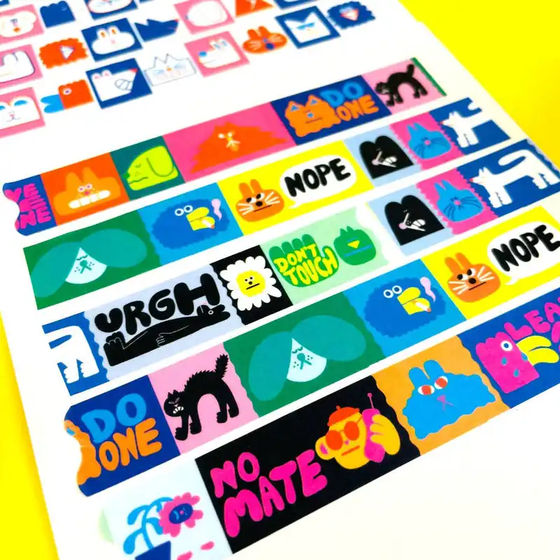 YUK FUN Bad Washi Tape Limited Time