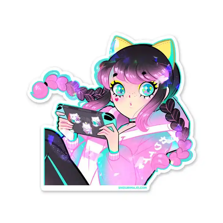 Buy Today Cuties Pop Gamer Sparkly Sticker