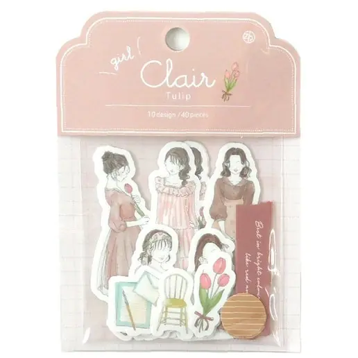 Top Pick Clair Tulip Girl Flake Sticker