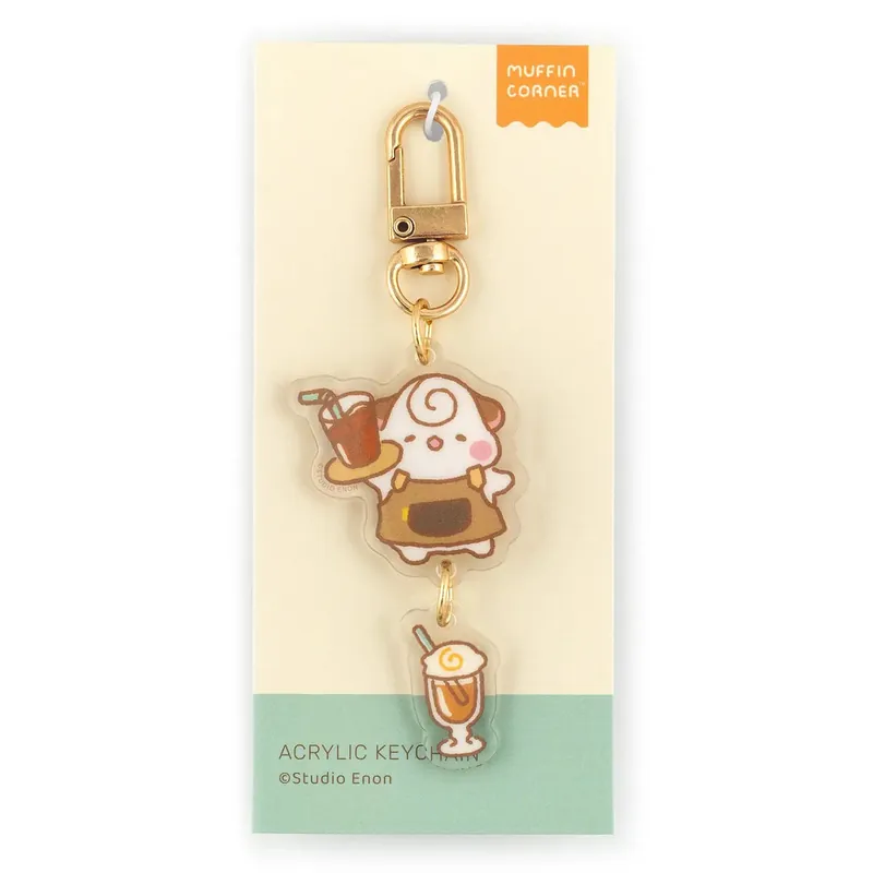 Big Sale Studio Enon Coffee Shop Keychain - Cocoroll Barista