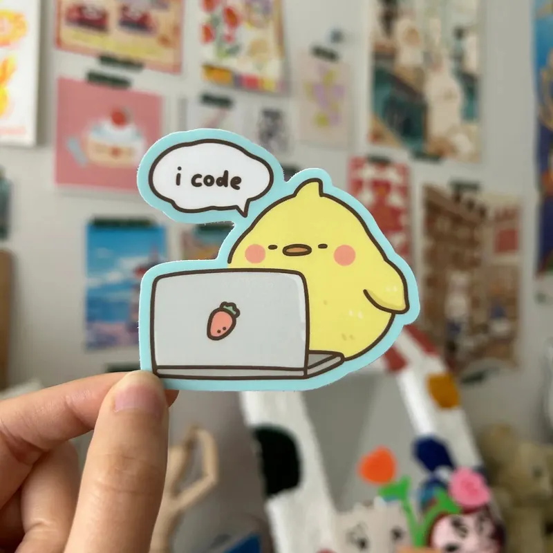 I Code Bird Vinyl Sticker - Shooley Trending