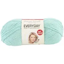 Deborah Norville Collection Everyday Soft Worsted Yarn - Glass | OfficeSupply.com Authentic