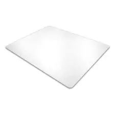 Floortex Cleartex Enhanced Polymer Rectangular Chair Mat for Carpets up to 3/8", 48" x 60", Clear | OfficeSupply.com Direct From Manufacturer