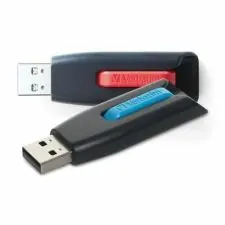 64GB Store 'n' Go V3 USB 3.2 Gen 1 Flash Drive - 2pk - Red, Blue | OfficeSupply.com Limited Edition